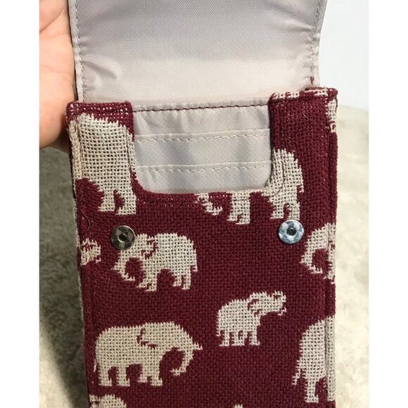 THIRTY ONE 31 Gifts Call Me Crossbody Safari Weave Elephants Shoulder Strap New - Picture 4 of 9